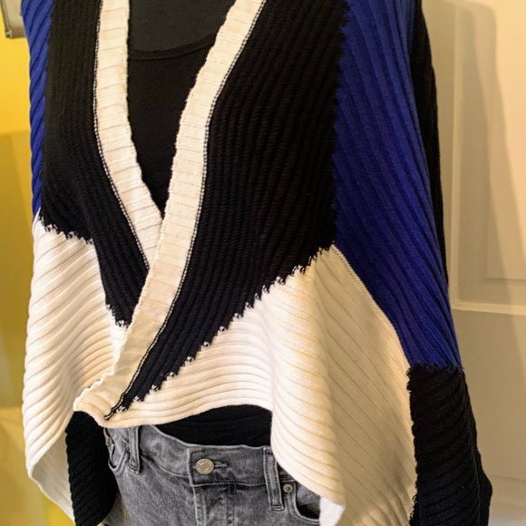 Ava Couture Cable Knit Open Front Cardigan Large - Picture 6 of 6